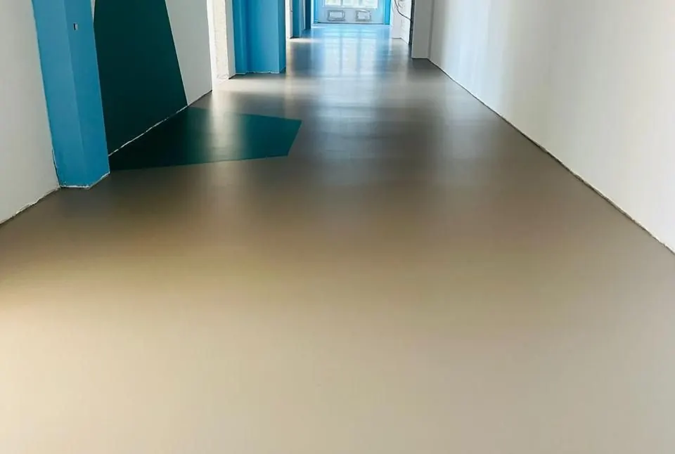 Teping Floor 205 PU Varnish Semi-Matt: application example