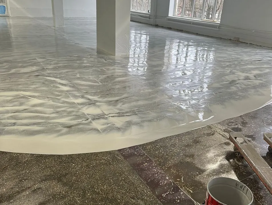 Teping Floor 205 PU Filler: application example