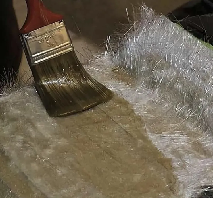 Teping Epoxy Repair Resin: application example