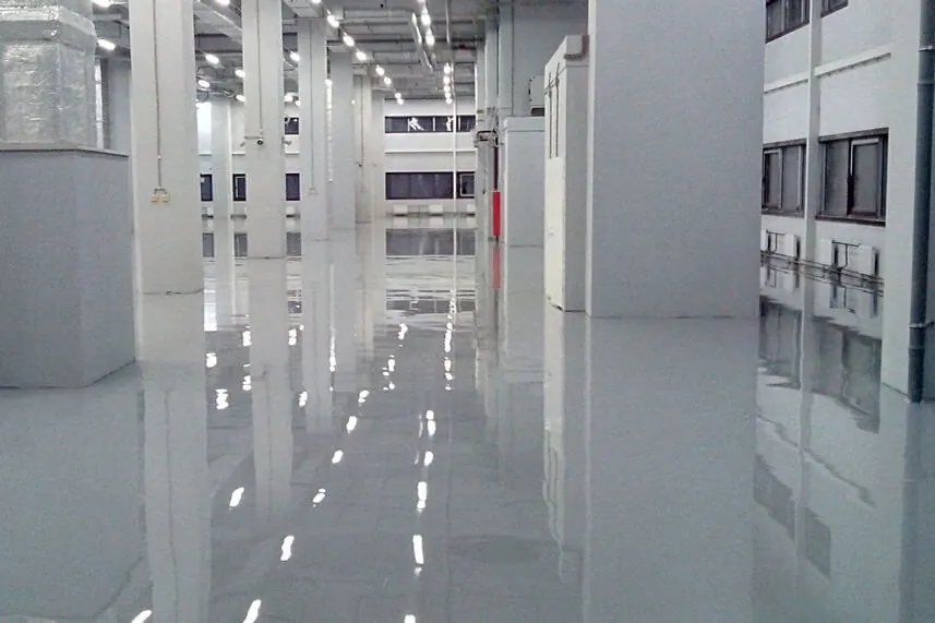 Plant room with acid-resistant floor, photo 2